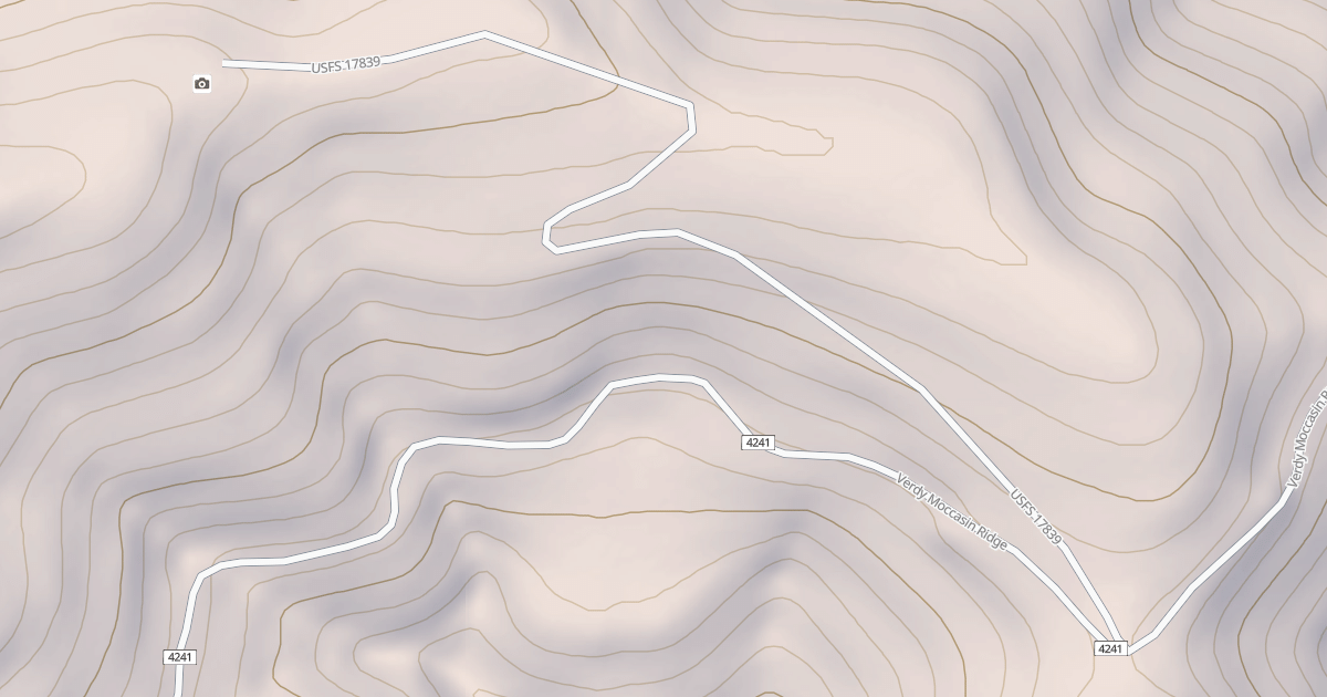 Map preview of EAST MOCCASIN RIDGE SPUR