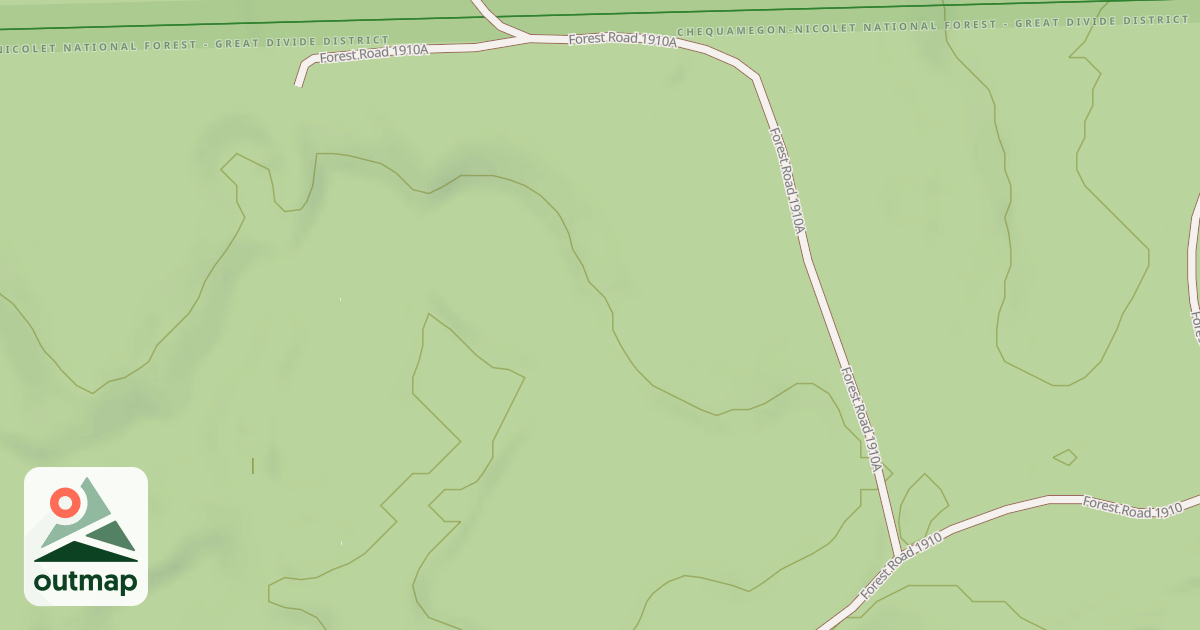 Map of FR 1910A