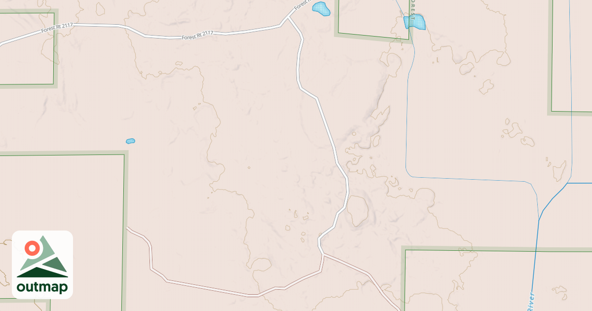 Map of LITTLE SWIFT LAKE ROAD
