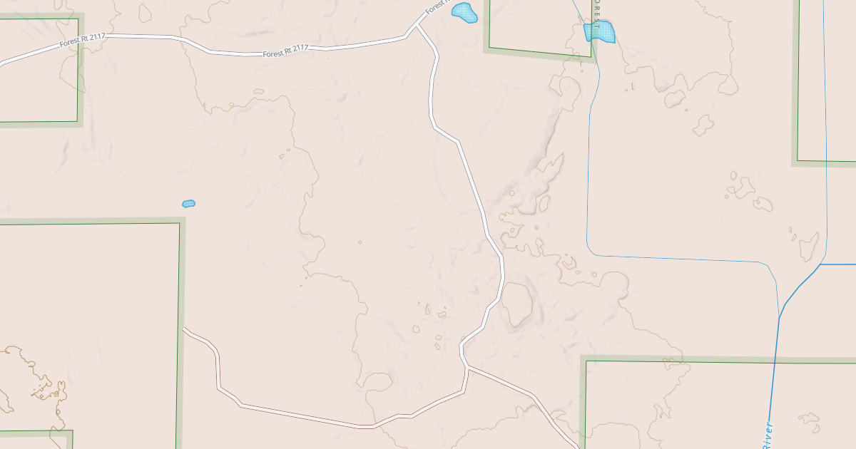 Map preview of LITTLE SWIFT LAKE ROAD