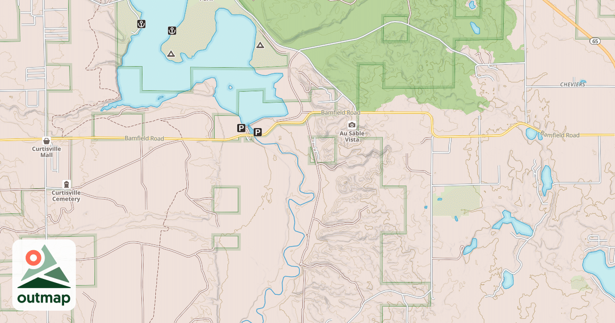 Map of Oscoda-Alcona Smt Dnr96