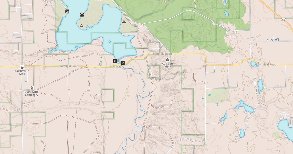 Map preview of Oscoda-Alcona Smt Dnr96