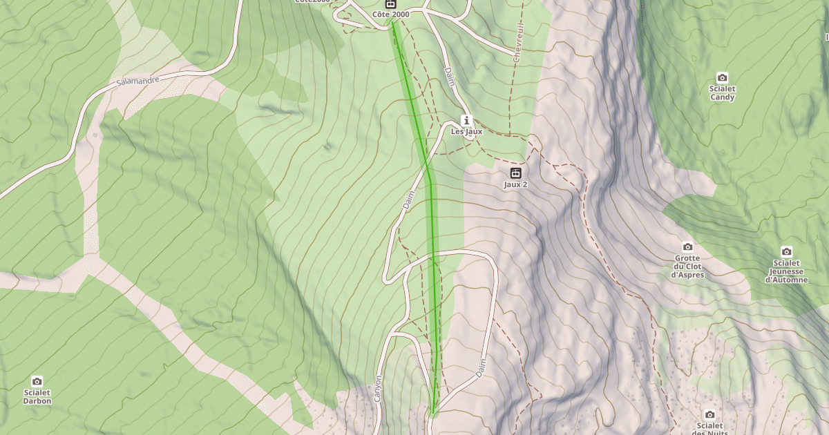Map preview of Chevreuil