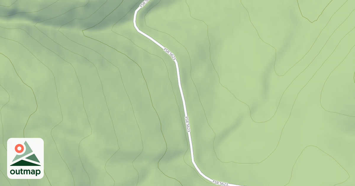 Map of (FDR) SOUTH LICK CREEK