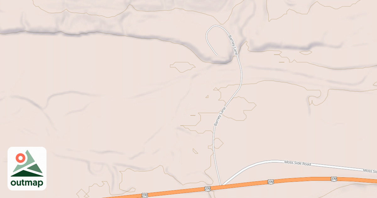 Map of OLD SPUR