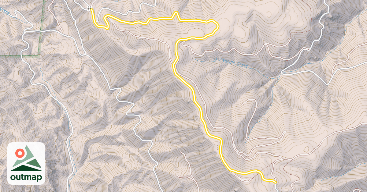 Map of Forest Road 5200