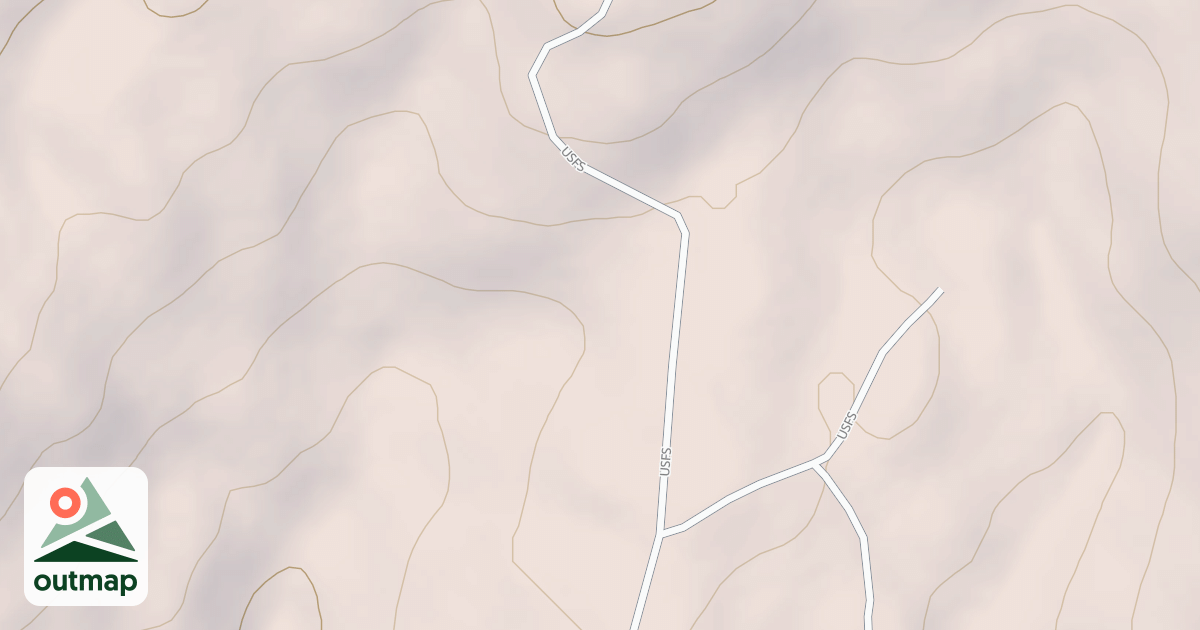 Map of Twin Lakes Road