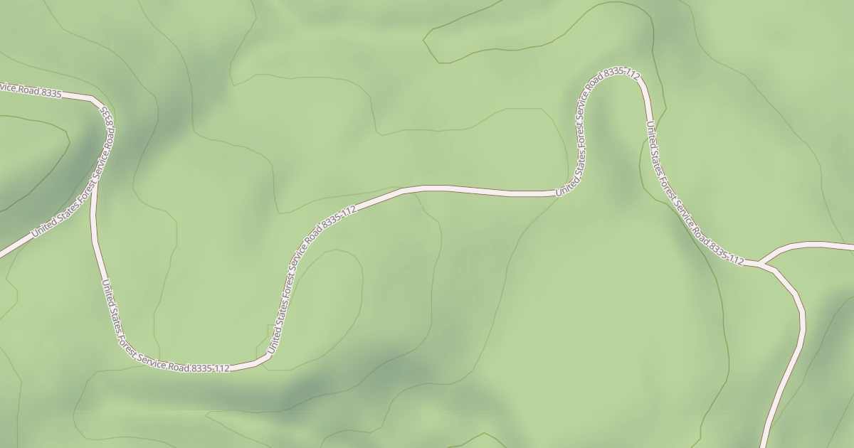 Map preview of USFS National Forest System Roads {1AE40D52-5AC4-4EF7-A16E-F3162220B4DE}