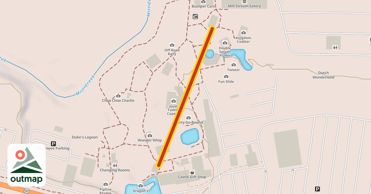 Map of Sky Ride