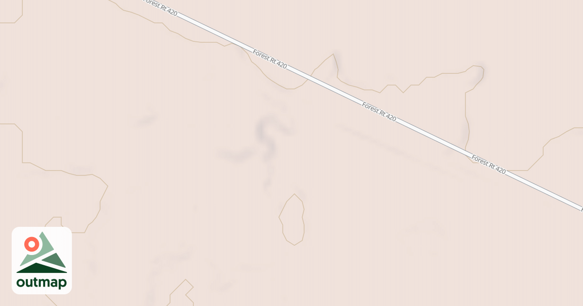 Map of CRANBERRY LAKE SPUR A
