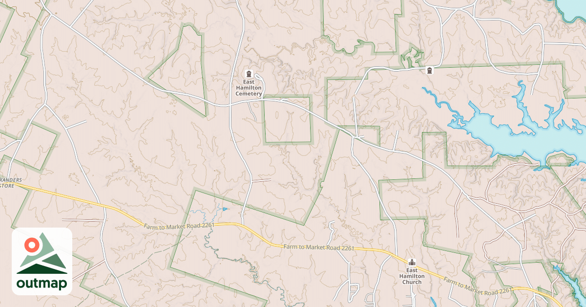 Map of EAST HAMILTON