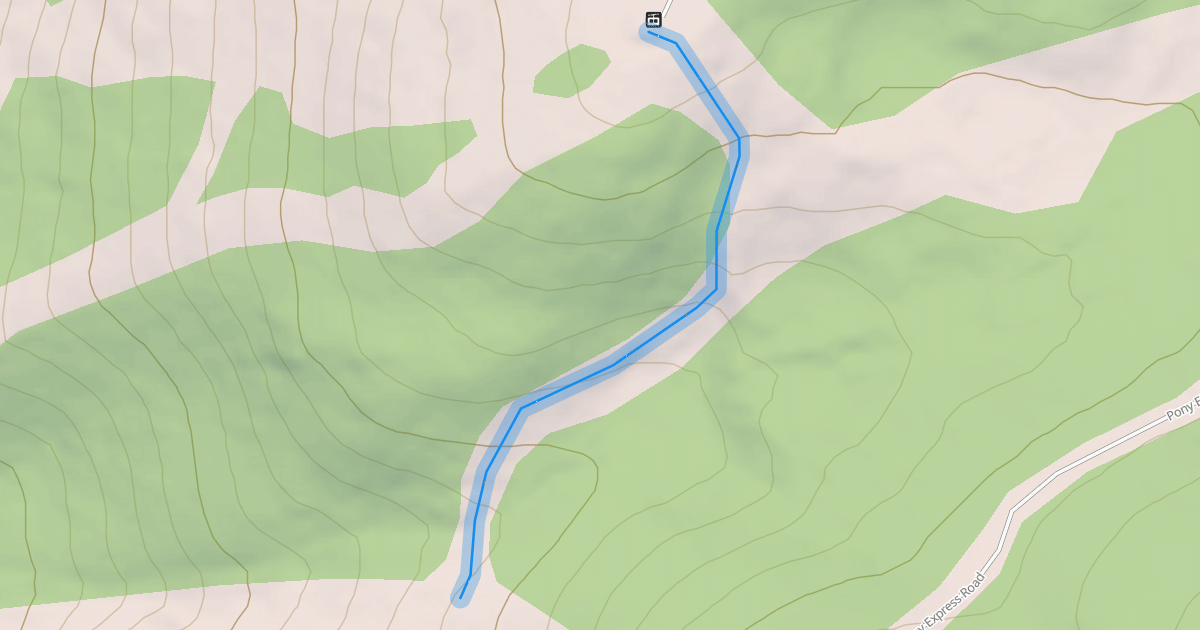 Map preview of Half Hitch