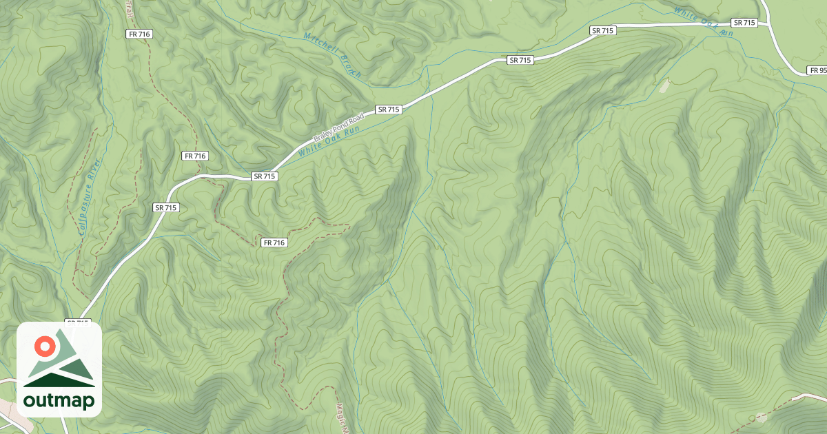 Map of CALF PASTURE