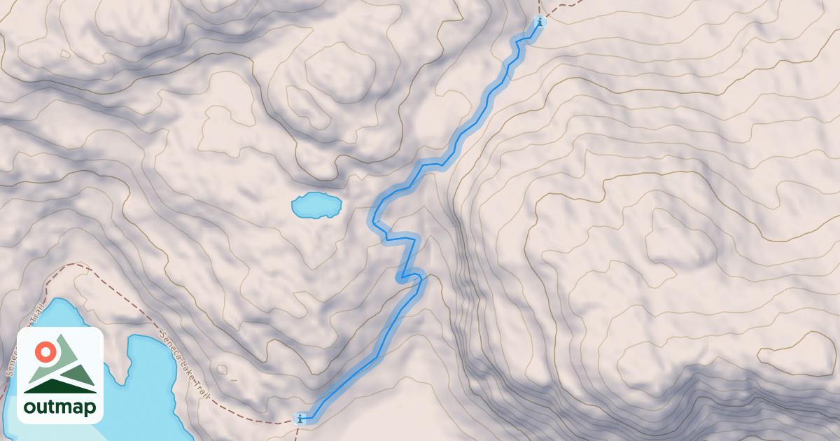 Map of Highline Trail