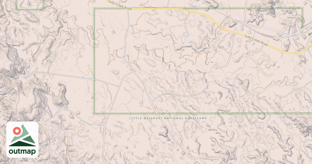 Map of (FDR) INITIAL ROCK