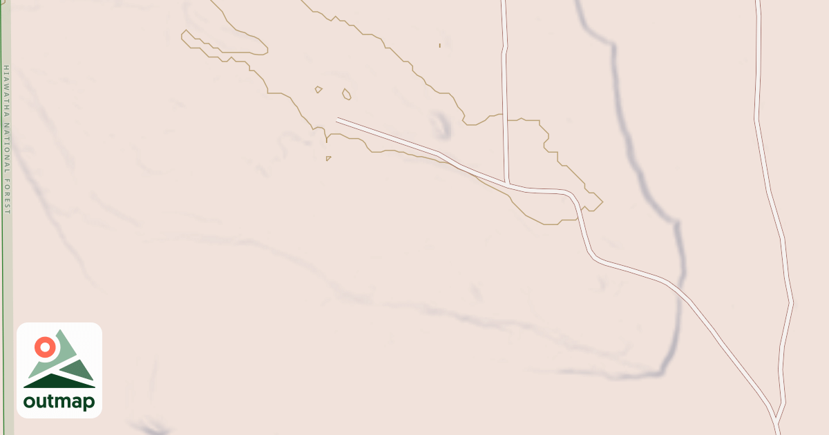 Map of HAY LAKE SPUR A