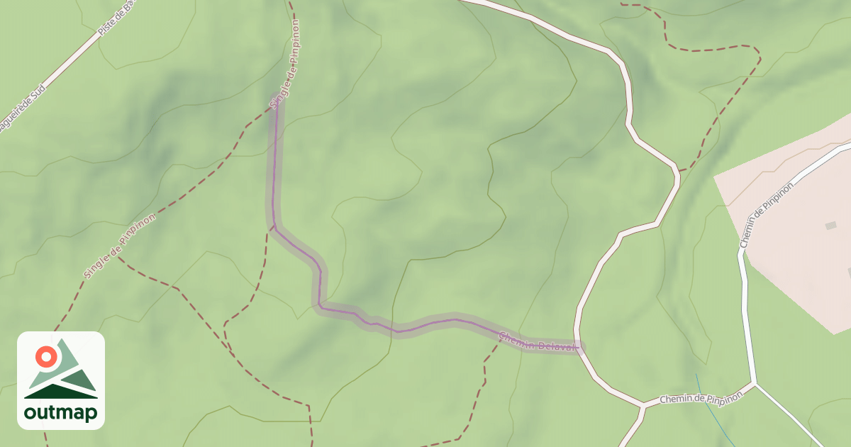 Map of Chemin Delaval