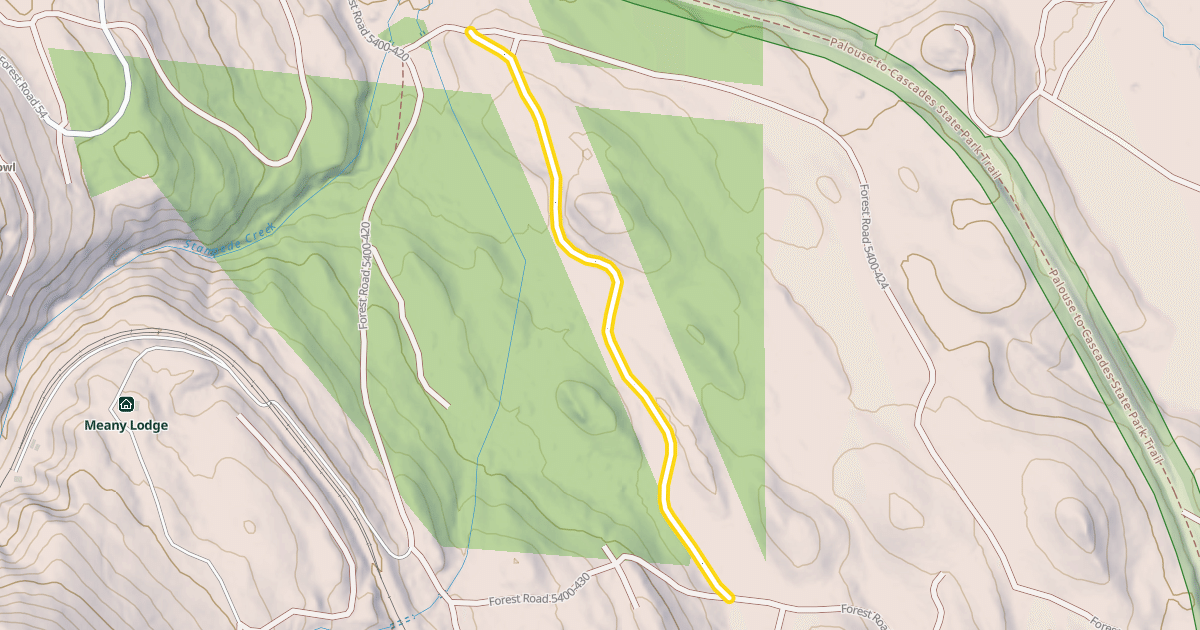 Map preview of Low Route