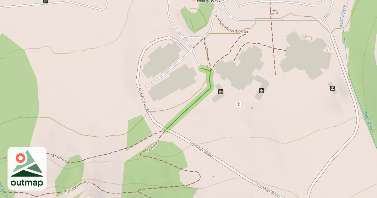 Map of Meadow Loop