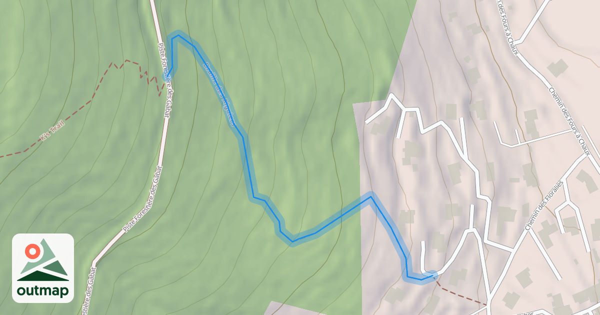 Map of Draille des Aiguiers