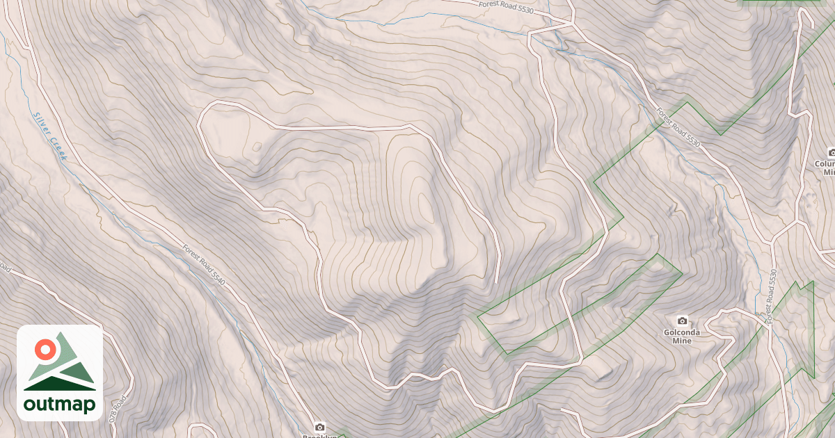 Map of USFS National Forest System Roads {42922789-9F6A-4462-8CC4-33B72693865C}