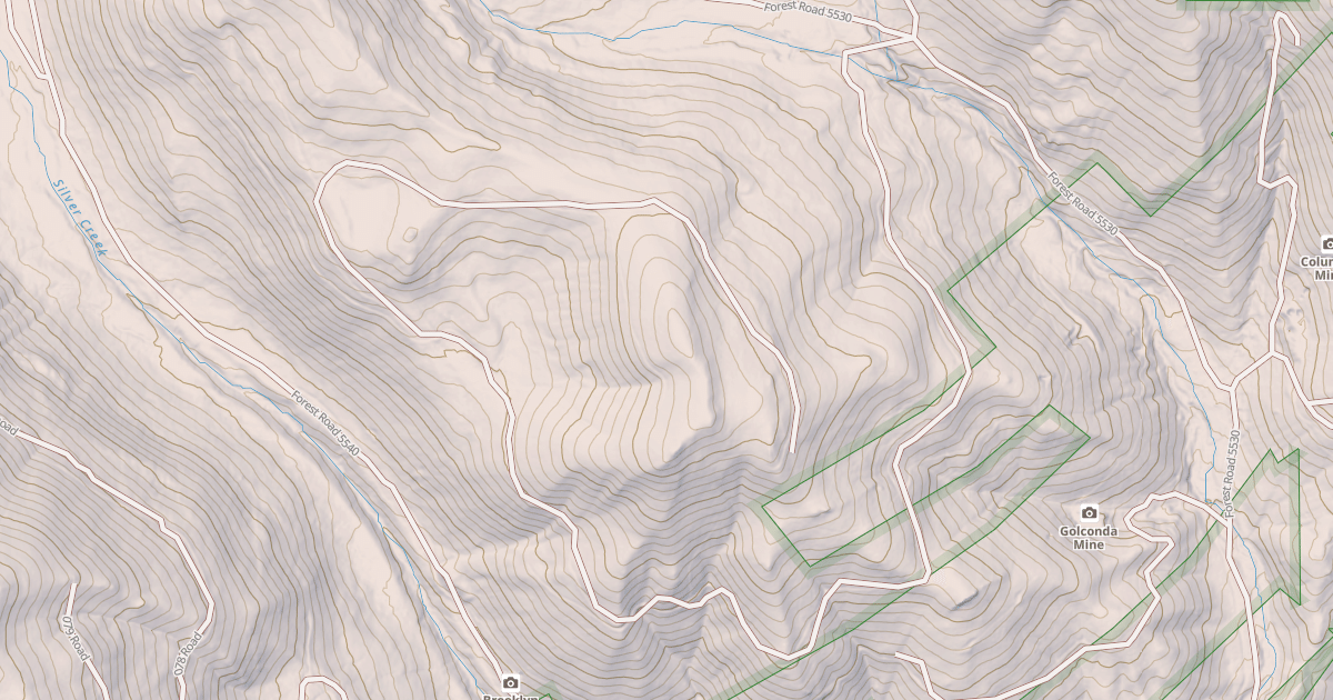 Map preview of USFS National Forest System Roads {42922789-9F6A-4462-8CC4-33B72693865C}