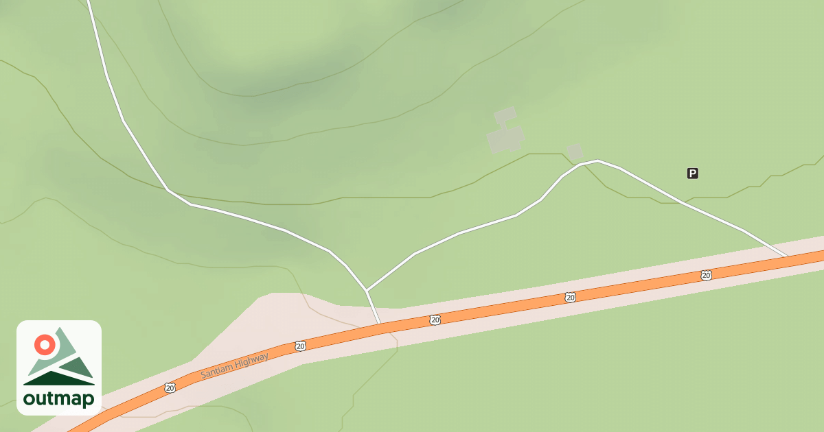 Map of SANTIAM LODGE