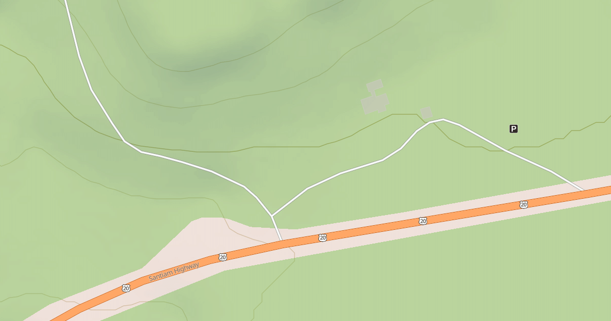 Map preview of SANTIAM LODGE