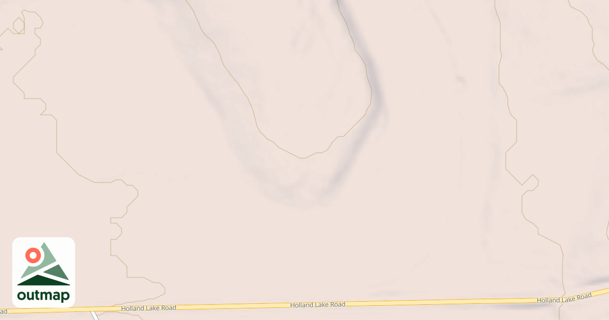 Map of HOLLAND FLATS