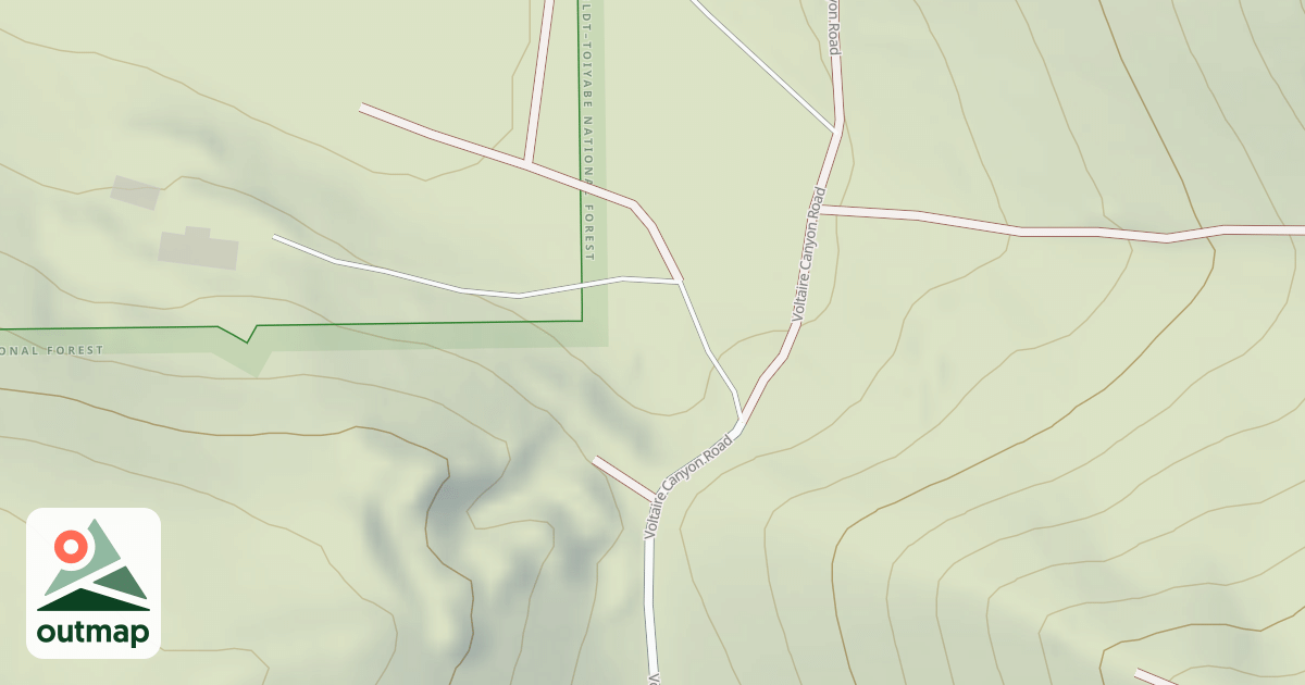 Map of MINE SHACK ROAD
