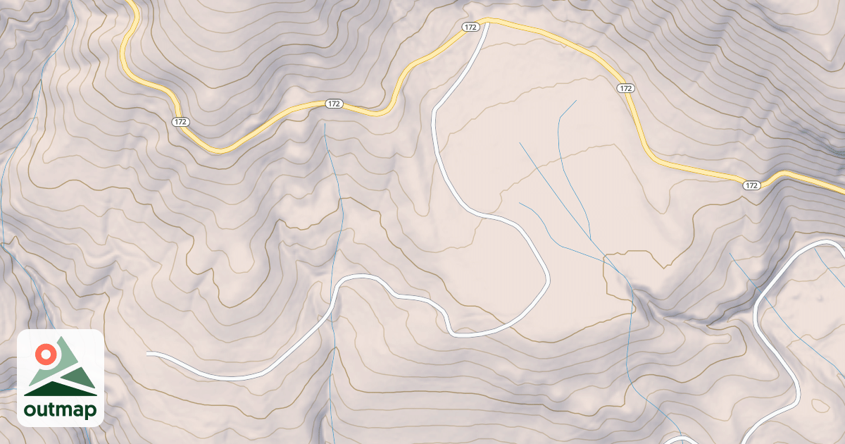 Map of LITTLE JONES VALLEY