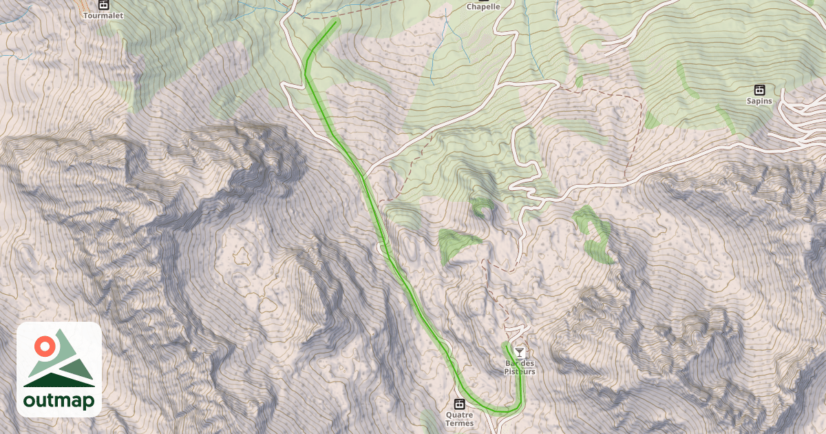 Map of Pourteilh