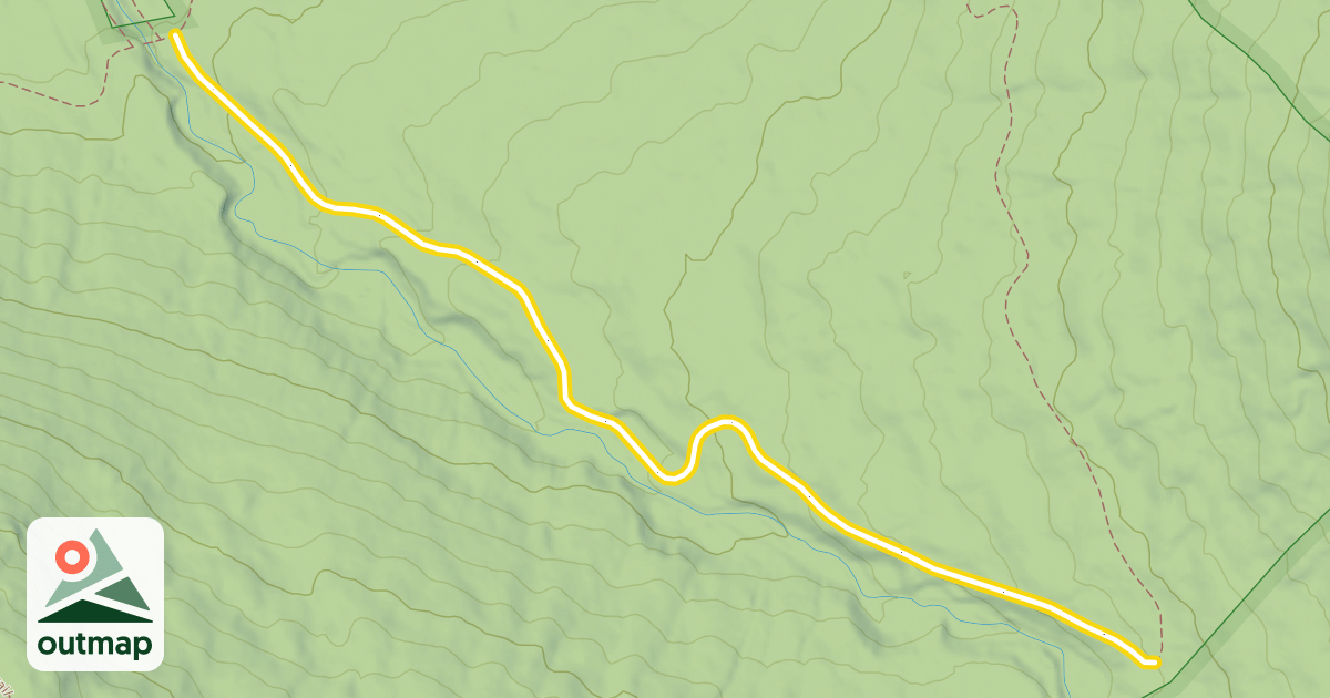 Map of Cascade Brook Trail