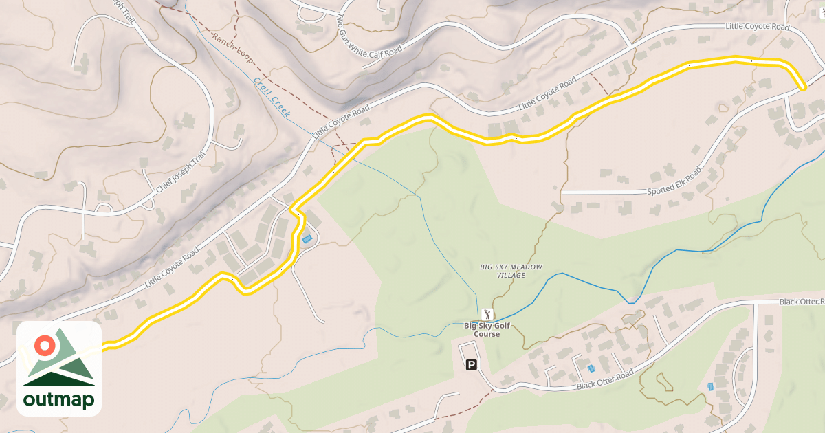 Map of Crail Ranch Trail