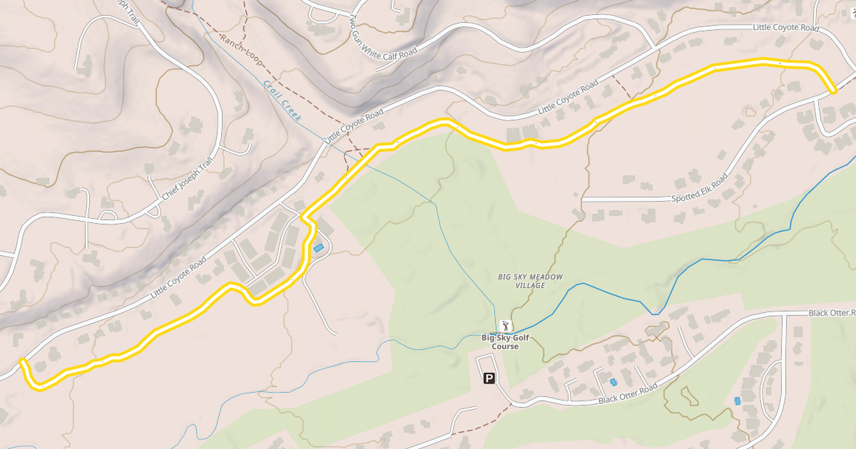 Map preview of Crail Ranch Trail