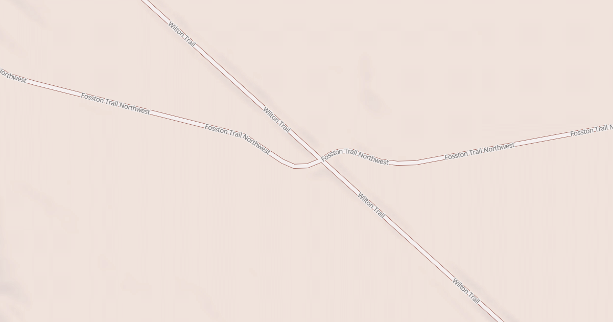 Map preview of Wilton Trails Northwest
