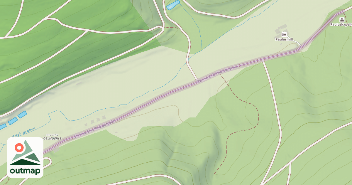 Map of Chemin de la Pauluskapelle