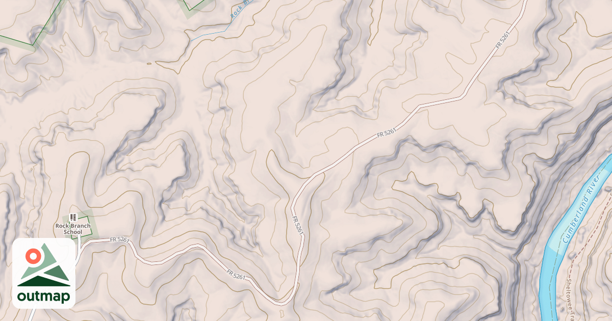 Map of ROCK BRANCH SCHOOL