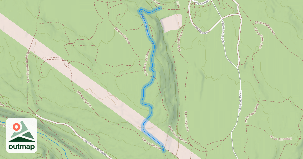 Map of 26 Le Ricochet