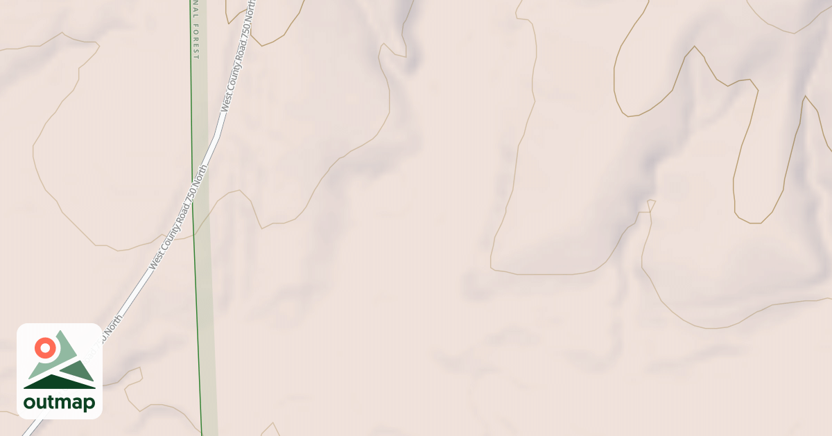 Map of LOWER BLIND HORSE
