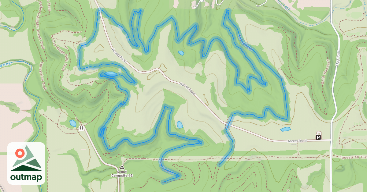 Map of Red Valleys