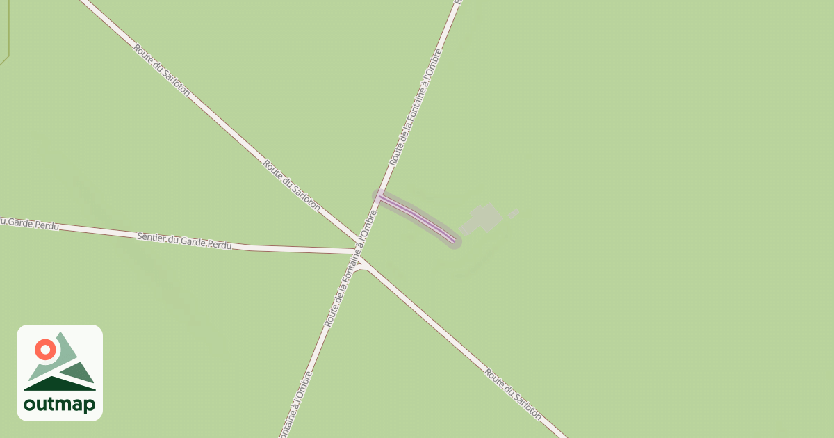 Map of Route de la Fontaine à l'Ombre