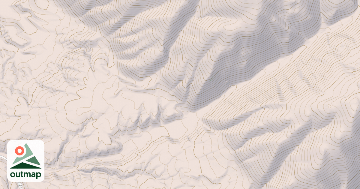 Map of BULL RUN GULCH