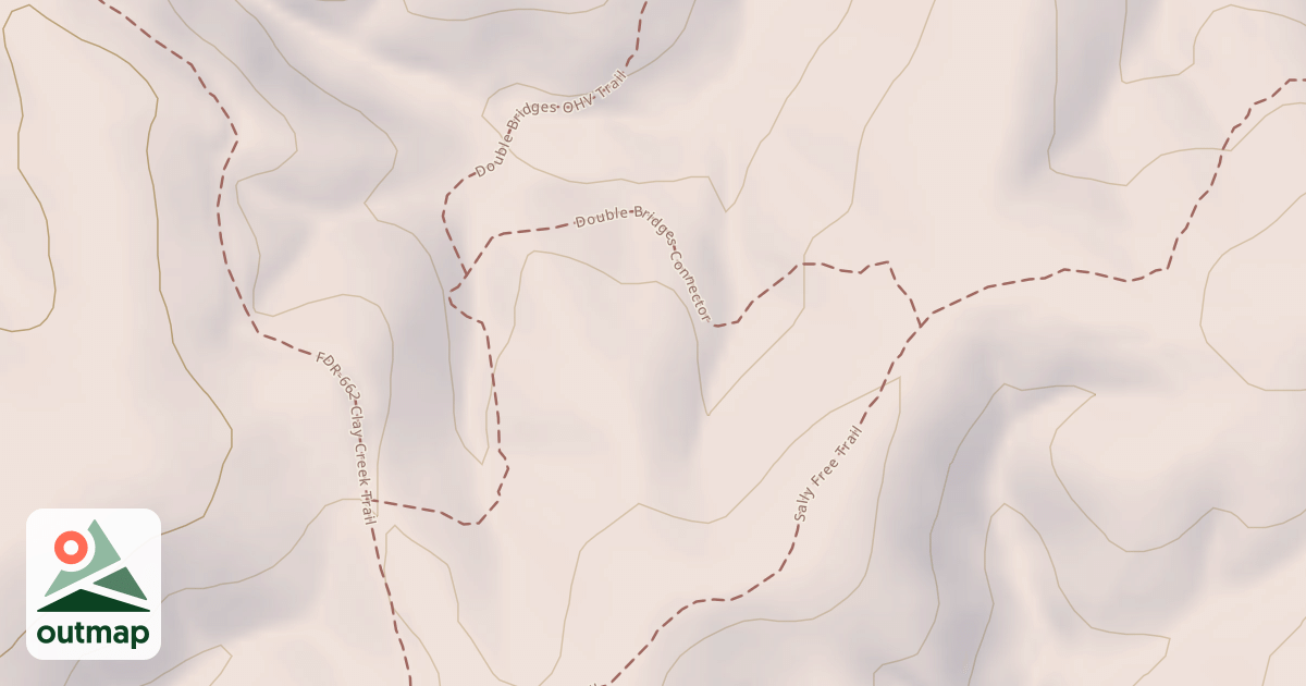 Map of USFS Motor Vehicle Use Map Trails 16297