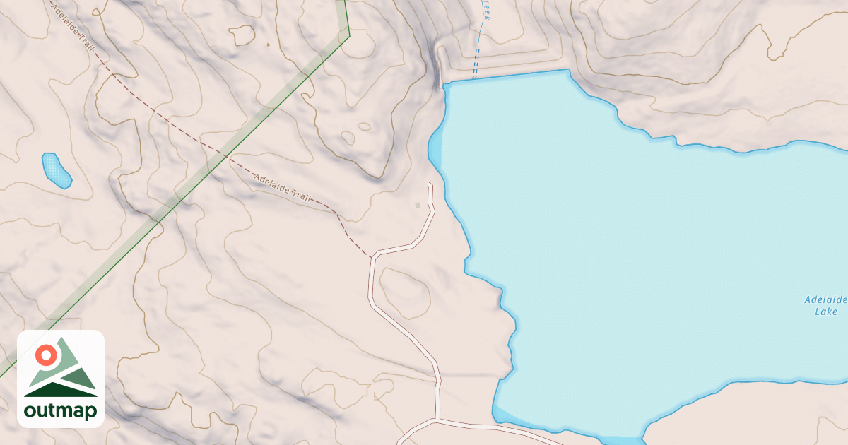 Map of ADELAIDE SPUR