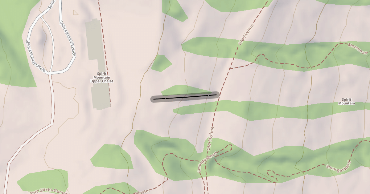 Map preview of Summit Chute