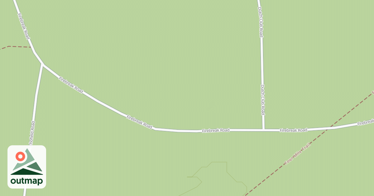 Map of S.B. Elliott State Park Snowmobile Trails