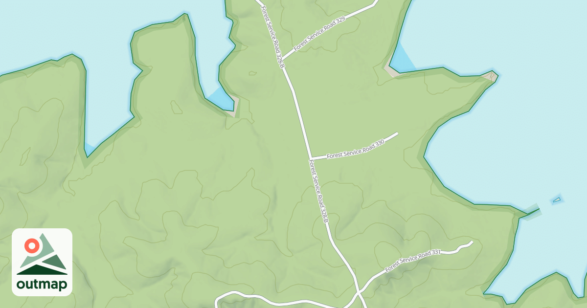Map of DUCK BLIND ROAD NORTH SPUR
