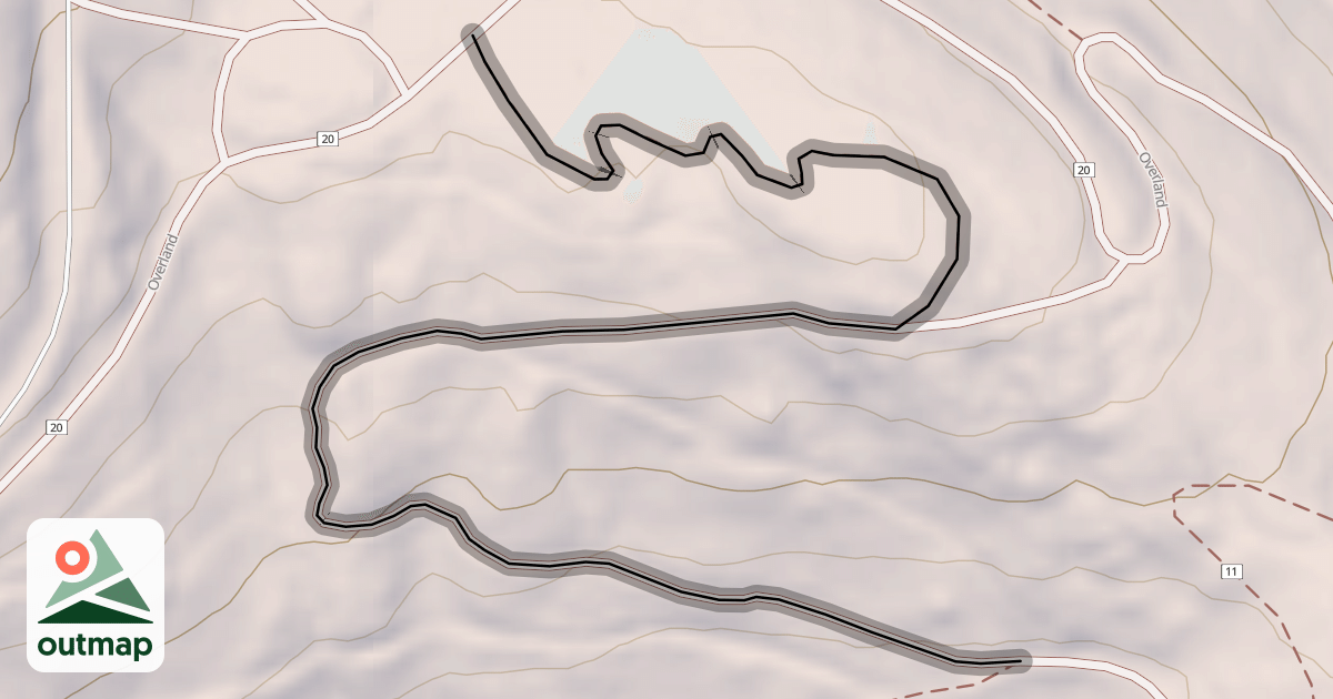 Map of Hucklberry Hill
