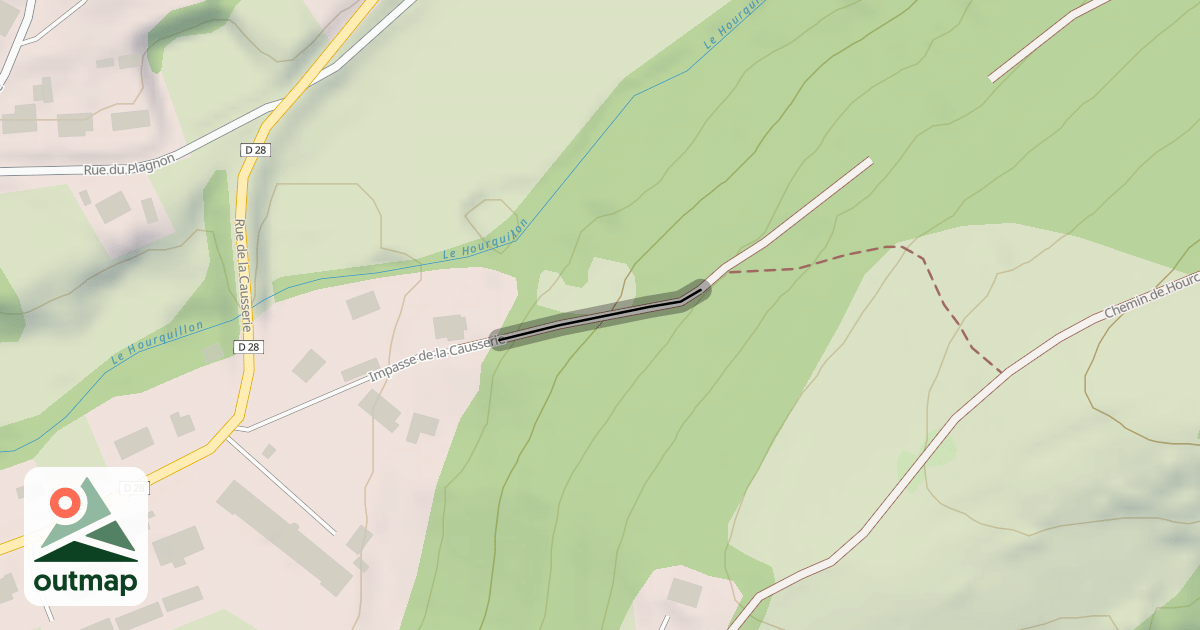 Map of Impasse de la Causserie
